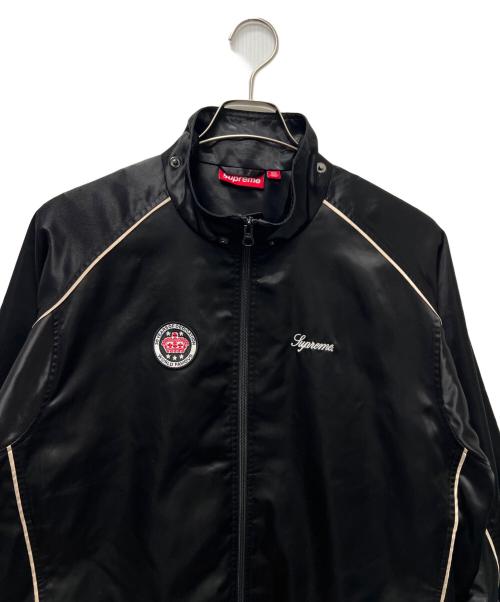 SUPREME（シュプリーム）Supreme (シュプリーム) Satin Hooded Track Jacket ブラック サイズ:Ｓの古着・服飾アイテム