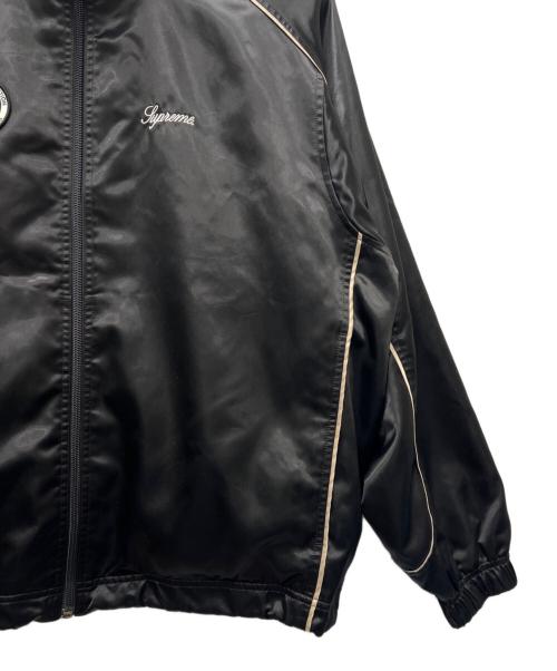 SUPREME（シュプリーム）Supreme (シュプリーム) Satin Hooded Track Jacket ブラック サイズ:Ｓの古着・服飾アイテム