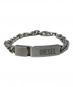 DIESELディーゼル）の古着「シルバーブレスレット」｜シルバー