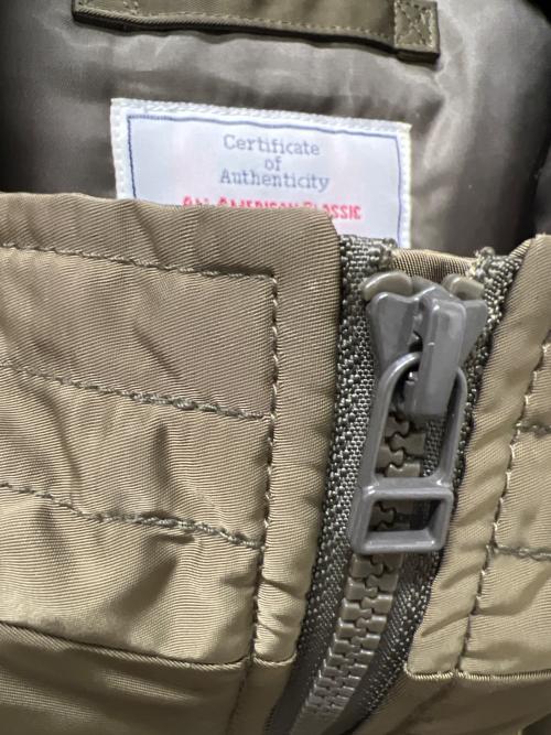 AVIREX（アヴィレックス）AVIREX (アヴィレックス) HB HOODIE JKT カーキ サイズ:XXLの古着・服飾アイテム
