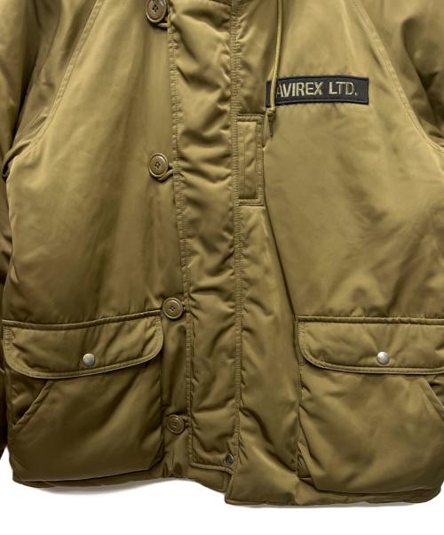AVIREX（アヴィレックス）AVIREX (アヴィレックス) HB HOODIE JKT カーキ サイズ:XXLの古着・服飾アイテム
