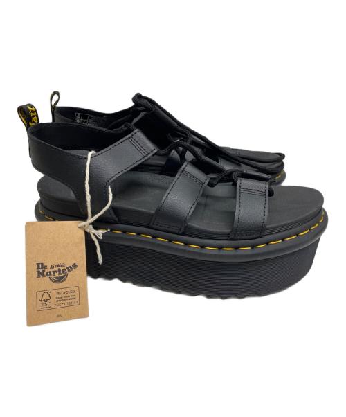 Dr.Martens（ドクターマーチン）Dr.Martens (ドクターマーチン) レースアップサンダル ブラック×イエロー サイズ:UK5の古着・服飾アイテム