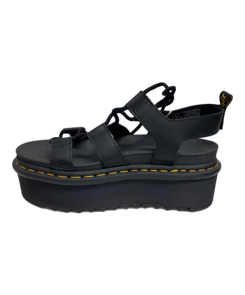 Dr.Martens（ドクターマーチン）Dr.Martens (ドクターマーチン) レースアップサンダル ブラック×イエロー サイズ:UK5の古着・服飾アイテム