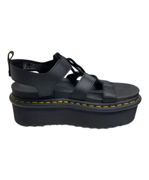 Dr.Martens（ドクターマーチン）Dr.Martens (ドクターマーチン) レースアップサンダル ブラック×イエロー サイズ:UK5の古着・服飾アイテム