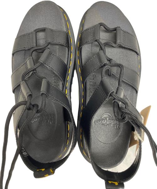 Dr.Martens（ドクターマーチン）Dr.Martens (ドクターマーチン) レースアップサンダル ブラック×イエロー サイズ:UK5の古着・服飾アイテム