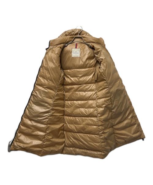 MONCLER（モンクレール）MONCLER (モンクレール) ダウンコート MOKA ベージュ サイズ:０の古着・服飾アイテム