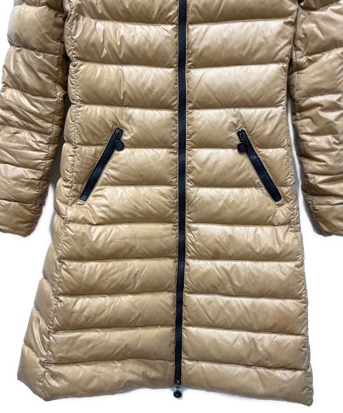 MONCLER（モンクレール）MONCLER (モンクレール) ダウンコート MOKA ベージュ サイズ:０の古着・服飾アイテム