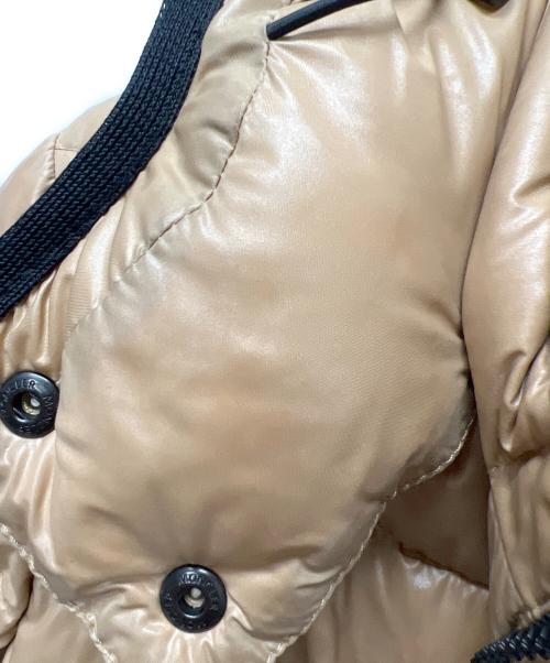 MONCLER（モンクレール）MONCLER (モンクレール) ダウンコート MOKA ベージュ サイズ:０の古着・服飾アイテム
