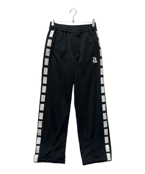 amok（アモク）amok (アモク) WIDE STITCHING TRACK PANTS ブラック サイズ:Ｓの古着・服飾アイテム