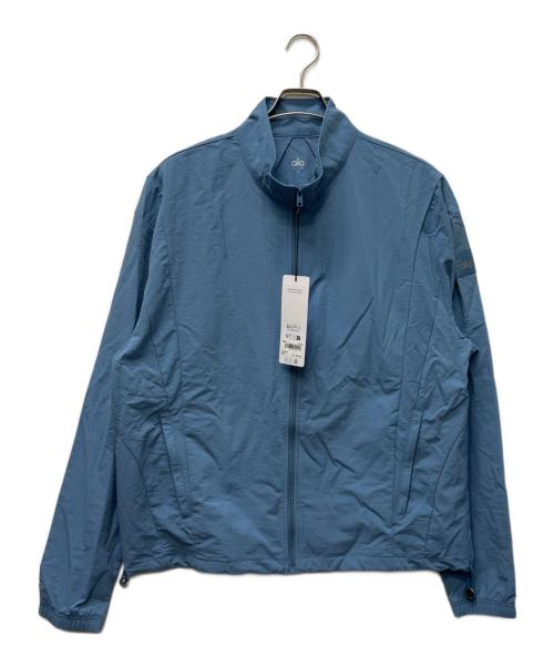 alo（アロ）alo (アロ) TAKEAWAY TRACK FULL ZIP JACKET スカイブルー サイズ:Ｍの古着・服飾アイテム