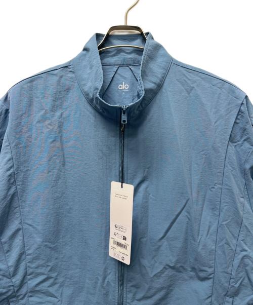 alo（アロ）alo (アロ) TAKEAWAY TRACK FULL ZIP JACKET スカイブルー サイズ:Ｍの古着・服飾アイテム
