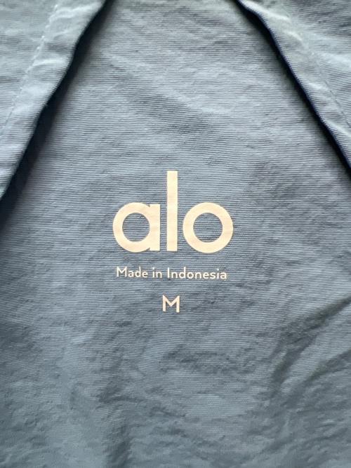 alo（アロ）alo (アロ) TAKEAWAY TRACK FULL ZIP JACKET スカイブルー サイズ:Ｍの古着・服飾アイテム