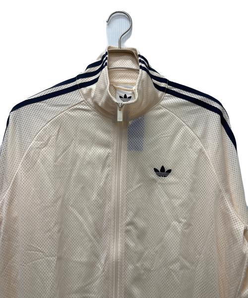 adidas（アディダス）adidas (アディダス) ファイヤーバード メッシュ TT トラックトップ ベージュ サイズ:Ｌの古着・服飾アイテム