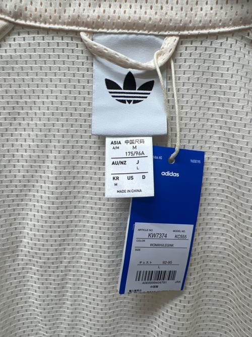 adidas（アディダス）adidas (アディダス) ファイヤーバード メッシュ TT トラックトップ ベージュ サイズ:Ｌの古着・服飾アイテム