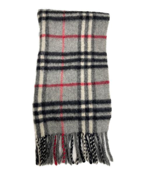 BURBERRY LONDON（バーバリーロンドン）BURBERRY LONDON (バーバリーロンドン) マフラー グレーの古着・服飾アイテム