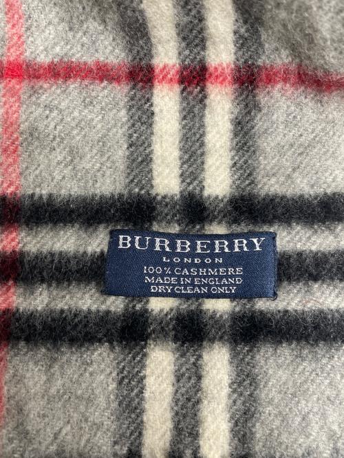 BURBERRY LONDON（バーバリーロンドン）BURBERRY LONDON (バーバリーロンドン) マフラー グレーの古着・服飾アイテム
