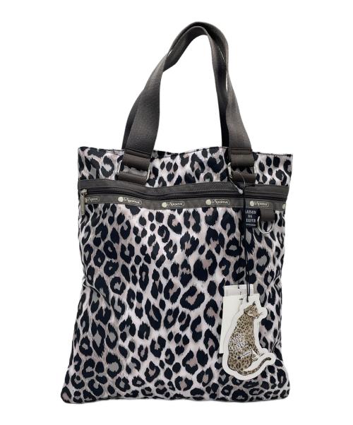 LeSportsac（レスポートサック）LeSportsac (レスポートサック) MAISON DE REEFUR (メゾン ド リーファー) トートバッグ ホワイト×ブラックの古着・服飾アイテム