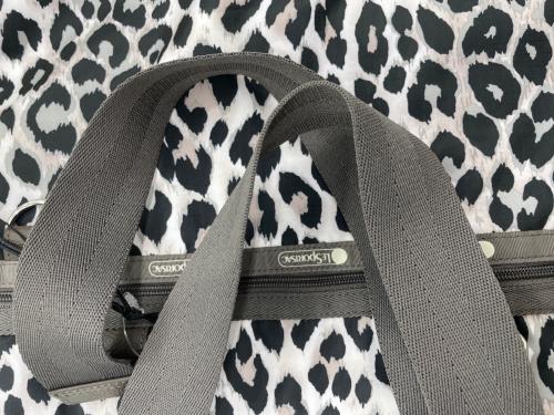 LeSportsac（レスポートサック）LeSportsac (レスポートサック) MAISON DE REEFUR (メゾン ド リーファー) トートバッグ ホワイト×ブラックの古着・服飾アイテム