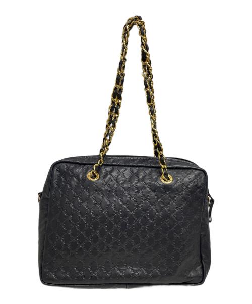 LONGCHAMP（ロンシャン）LONGCHAMP (ロンシャン) チェーンハンドバッグ ブラックの古着・服飾アイテム