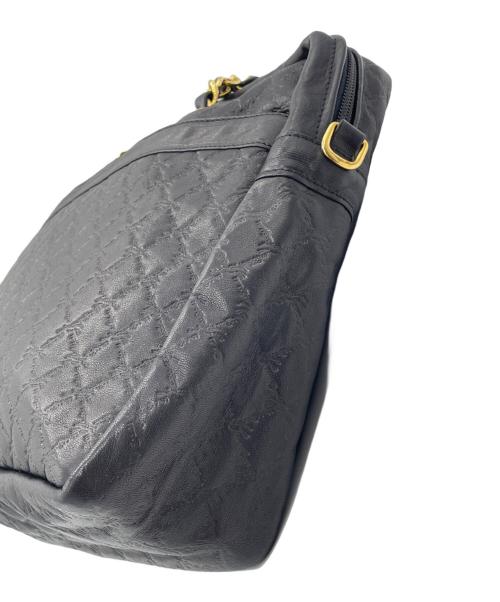 LONGCHAMP（ロンシャン）LONGCHAMP (ロンシャン) チェーンハンドバッグ ブラックの古着・服飾アイテム