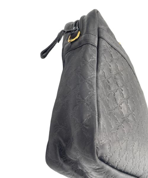 LONGCHAMP（ロンシャン）LONGCHAMP (ロンシャン) チェーンハンドバッグ ブラックの古着・服飾アイテム