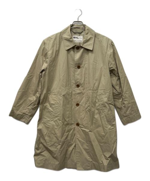 MHL（マーガレットハウエル）MHL (マーガレットハウエル) ステンカラーコート ベージュ サイズ:Ｓの古着・服飾アイテム