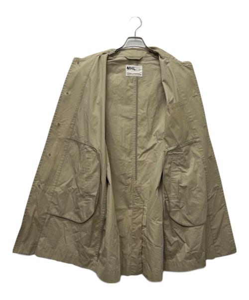 MHL（マーガレットハウエル）MHL (マーガレットハウエル) ステンカラーコート ベージュ サイズ:Ｓの古着・服飾アイテム