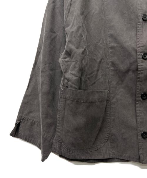 Porter Classic（ポータークラシック）Porter Classic (ポータークラシック) ノーカラージャケット グレー サイズ:１の古着・服飾アイテム