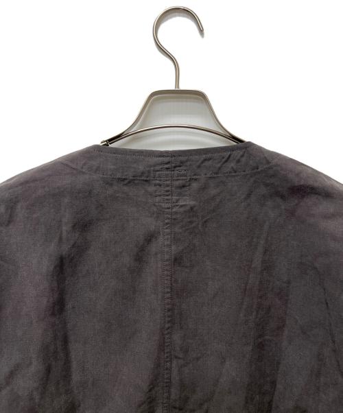 Porter Classic（ポータークラシック）Porter Classic (ポータークラシック) ノーカラージャケット グレー サイズ:１の古着・服飾アイテム