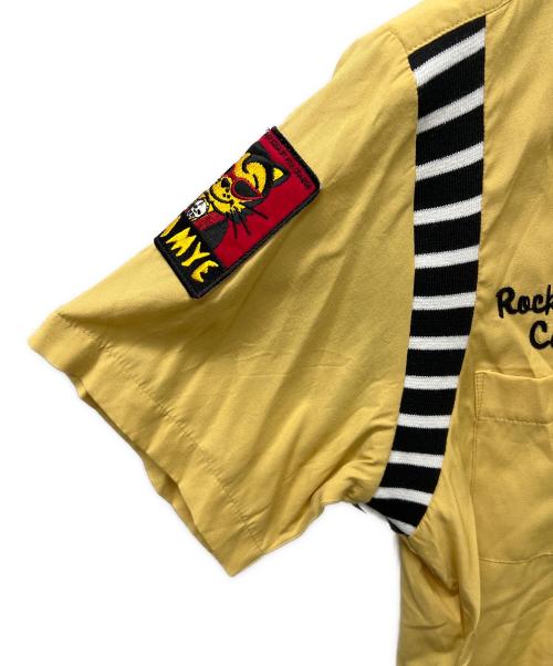 CREAM SODA（クリームソーダ）CREAM SODA (クリームソーダ) ボーリングシャツ イエロー×ブラック サイズ:Ｍの古着・服飾アイテム