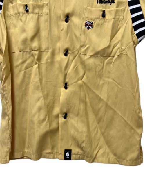 CREAM SODA（クリームソーダ）CREAM SODA (クリームソーダ) ボーリングシャツ イエロー×ブラック サイズ:Ｍの古着・服飾アイテム