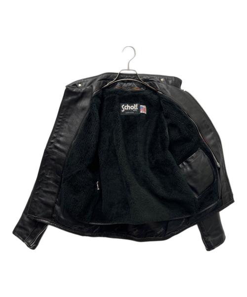 Schott（ショット）Schott (ショット) ライナー付ライダースジャケット ブラック サイズ:３８の古着・服飾アイテム