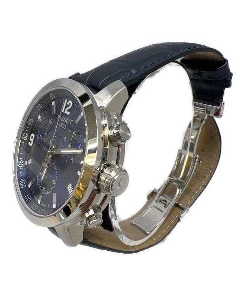 TISSOT（ティソ）TISSOT (ティソ) クロノグラフ ネイビーの古着・服飾アイテム