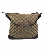 GUCCIグッチ）の古着「ショルダーバッグ」｜ベージュ