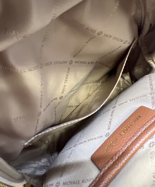 MICHAEL KORS（マイケルコース）MICHAEL KORS (マイケルコース) ミニリュック ベージュの古着・服飾アイテム