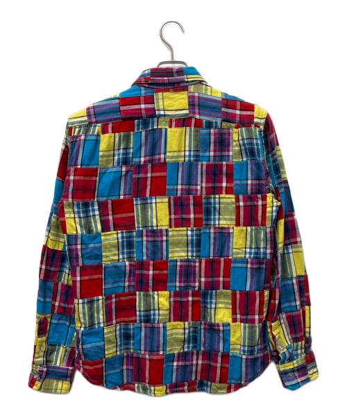 stussy（ステューシー）stussy (ステューシー) パッチワークネルシャツ マルチカラー サイズ:Ｍの古着・服飾アイテム