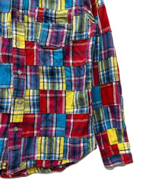 stussy（ステューシー）stussy (ステューシー) パッチワークネルシャツ マルチカラー サイズ:Ｍの古着・服飾アイテム