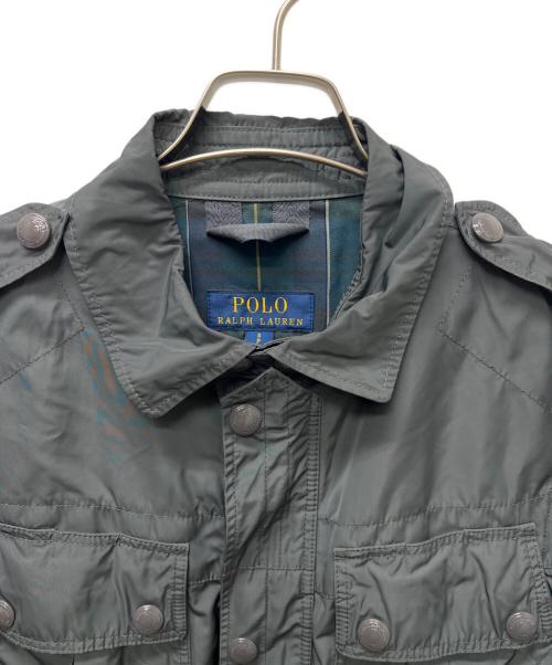 POLO RALPH LAUREN（ポロ・ラルフローレン）POLO RALPH LAUREN (ポロ・ラルフローレン) ミリタリージャケット グレー サイズ:Ｓの古着・服飾アイテム