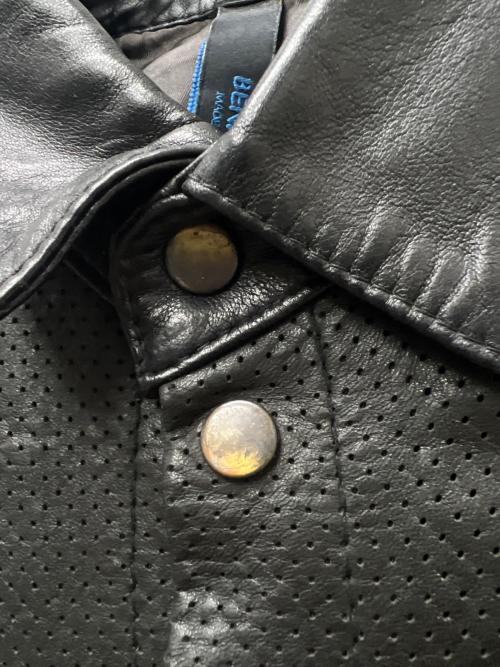 BENHEART（ベンハート）BENHEART (ベンハート) レザーシャツ ブラック サイズ:４４の古着・服飾アイテム