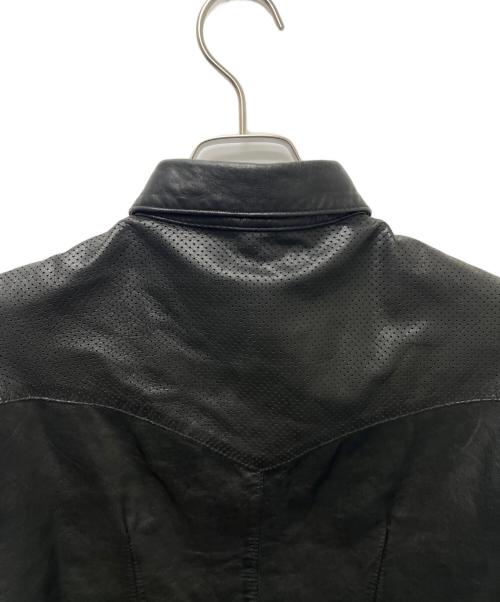 BENHEART（ベンハート）BENHEART (ベンハート) レザーシャツ ブラック サイズ:４４の古着・服飾アイテム