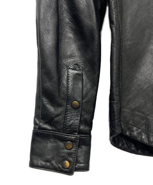 BENHEART（ベンハート）BENHEART (ベンハート) レザーシャツ ブラック サイズ:４４の古着・服飾アイテム