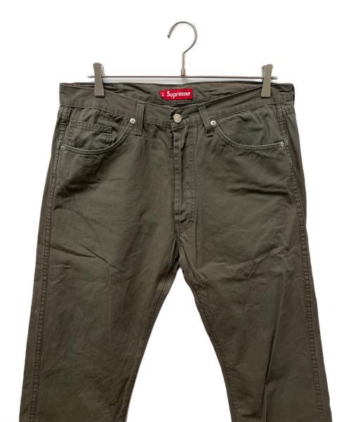 SUPREME（シュプリーム）SUPREME (シュプリーム) チノパン オリーブ サイズ:３４の古着・服飾アイテム