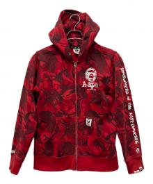 Aape BY A BATHING APE（エーエイプ バイ アベイシングエイプ）の古着「ジップパーカー」｜レッド