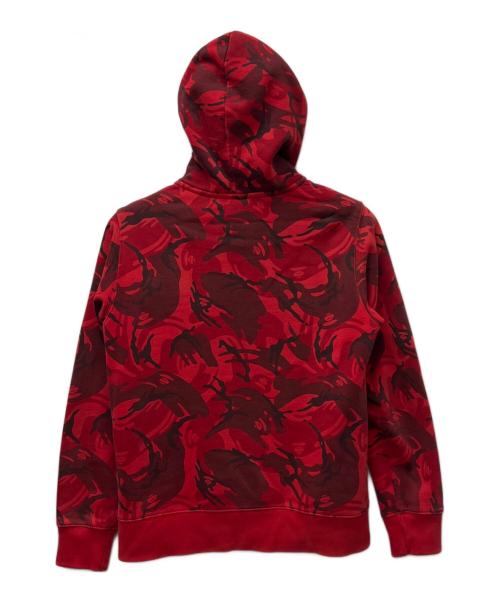 Aape BY A BATHING APE（エーエイプ バイ アベイシングエイプ）Aape BY A BATHING APE (エーエイプ バイ アベイシングエイプ) ジップパーカー レッド サイズ:Ｍの古着・服飾アイテム
