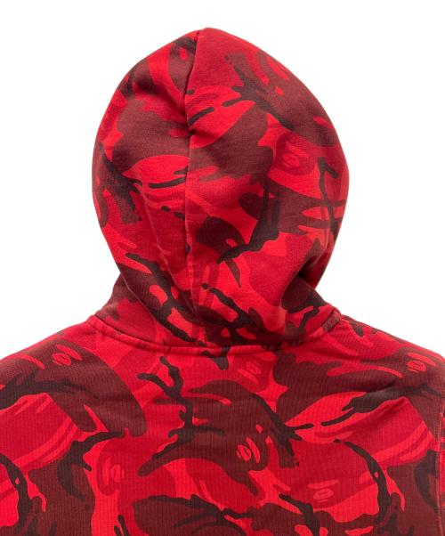 Aape BY A BATHING APE（エーエイプ バイ アベイシングエイプ）Aape BY A BATHING APE (エーエイプ バイ アベイシングエイプ) ジップパーカー レッド サイズ:Ｍの古着・服飾アイテム