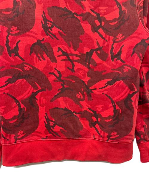 Aape BY A BATHING APE（エーエイプ バイ アベイシングエイプ）Aape BY A BATHING APE (エーエイプ バイ アベイシングエイプ) ジップパーカー レッド サイズ:Ｍの古着・服飾アイテム