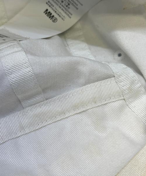 MM6 Maison Margiela（エムエムシックスメゾンマルジェラ）MM6 Maison Margiela (エムエムシックスメゾンマルジェラ) キャップ ホワイトの古着・服飾アイテム