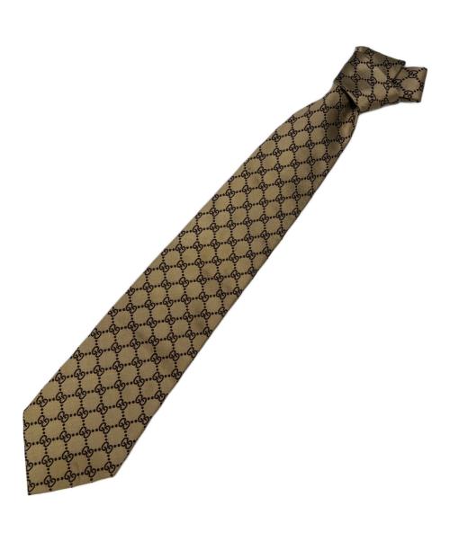 GUCCI（グッチ）GUCCI (グッチ) ネクタイ ベージュ サイズ:-の古着・服飾アイテム