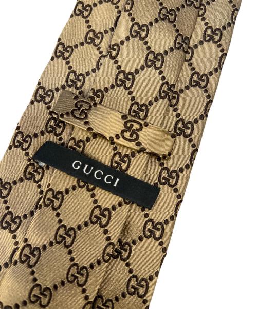 GUCCI（グッチ）GUCCI (グッチ) ネクタイ ベージュ サイズ:-の古着・服飾アイテム
