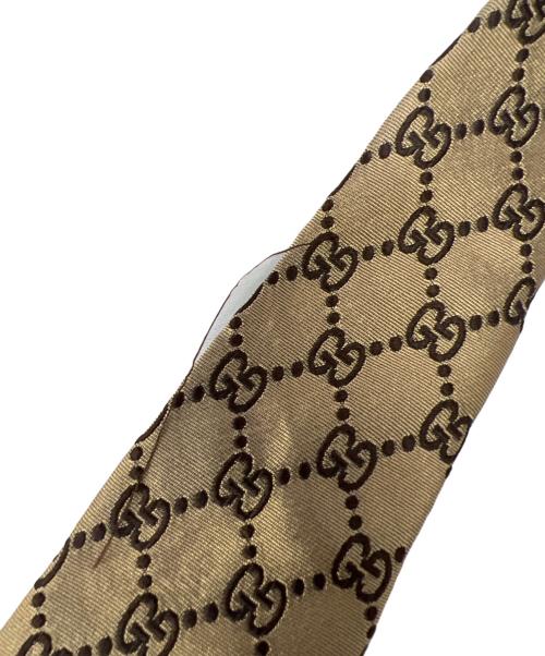 GUCCI（グッチ）GUCCI (グッチ) ネクタイ ベージュ サイズ:-の古着・服飾アイテム
